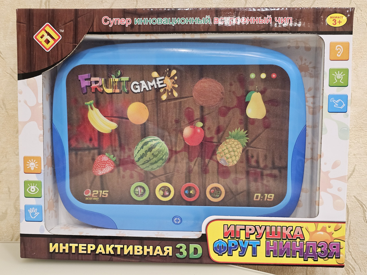 Дитячий ігровий та розвиваючий планшет "Fruit Ninja"