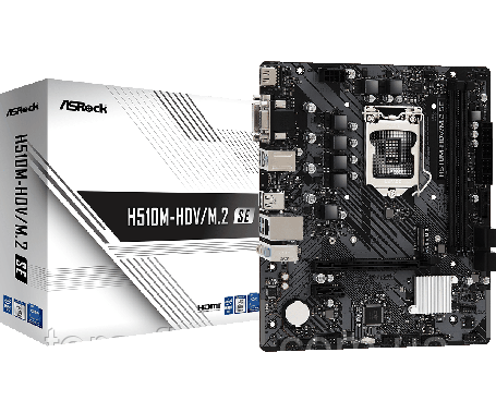 Материнська плата ASRock H510M-HDV/M.2 SE LGA 1200 (H510M-HDV/M.2 SE) (TF), фото 2