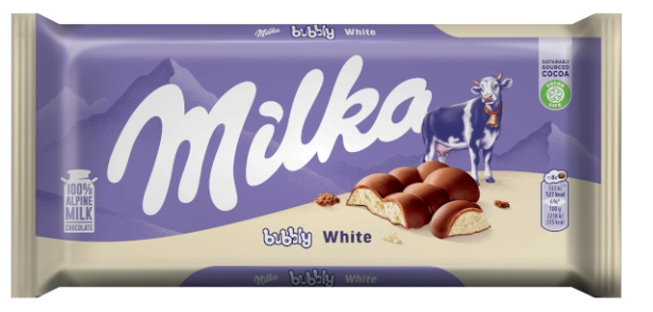 Milka Bubbly White 100g 1/15