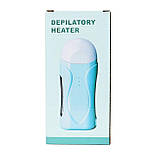 Воскоплав касетний Depilatory heater YSM-63A бірюзовий для депіляції (без бази), 40 Вт., фото 6