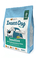 Сухой корм Green Petfood InsectDog Sensitive Adult для собак с протеином насекомых и рисом 900 г