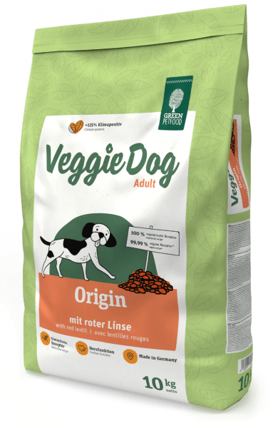 Сухий корм Green Petfood VeggieDog Origin Adult для дорослих собак із червоною сочевицею 10 кг