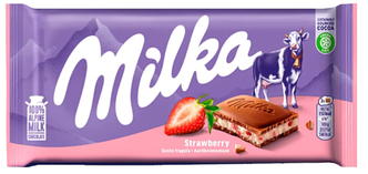Milk Strawberry  100g 1/22