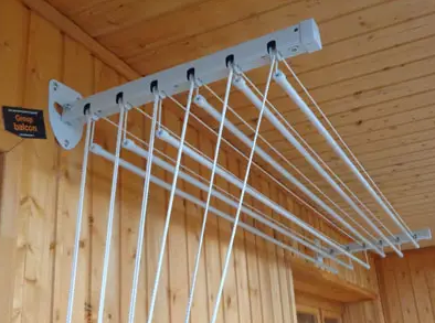 Сушилка настенно - потолочная усиленная для белья 1,2 - 2 метра 6 ...