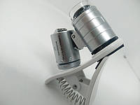 Мини микроскоп MG9882W с прищепкой для телефона, 60X