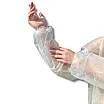 Халат одноразовий на липучках (застібка) ХXL, білий, фото 7
