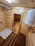 Баня Квадро 6 метрів,індивідуальне планування.( З великим вікном), фото 8