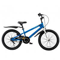 Велосипед детский двухколесный 20 дюймов (звоночек, подножка) RoyalBaby Freestyle RB20B-6 Синий
