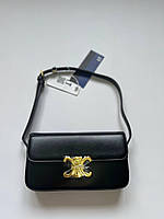 Женская сумка клатч Celin Black (черная), стильная маленькая сумочка для девушки