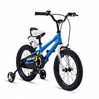 Велосипед двухколесный детский 16 дюймов (звонок, собран 95%) Royal Baby FREESTYLE RB16B-6С Синий
