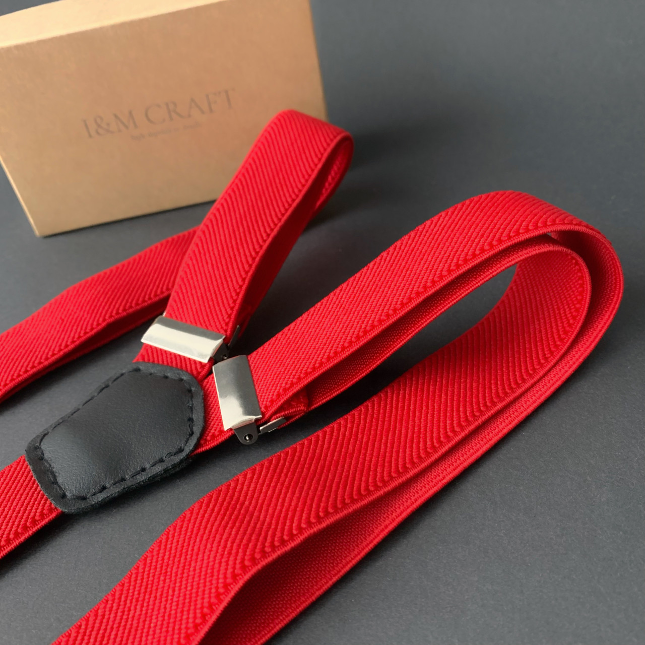 Подтяжки для брюк I&M Craft из резинки красные (030144): продажа, цена ...