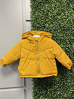 Курточка горчичного цвета для девочки/мальчика изготовлена ​​из высококачественного гипоаллергенного материала