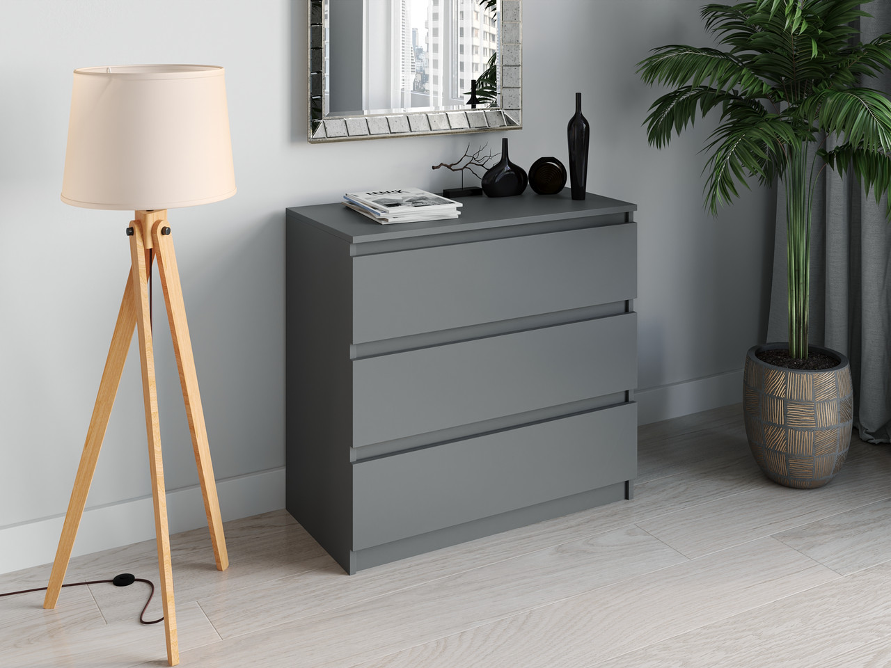 Комод у стилі лофт на 3 ящики Т-214, фото 1