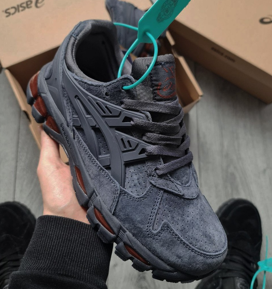 Чоловічі кросівки Asics Gel Kayano Trainer 21 Grey весна осінь літо демісезонний (сірі). Живе фото, фото 1