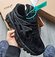 Мужские кроссовки Asics Gel Kayano Trainer 21 весна осень лето демисезонные (черные). Живое фото