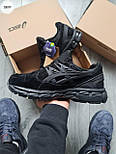 Чоловічі кросівки Asics Gel Kayano Trainer 21 весна осінь літо демісезонний (чорні). Живе фото, фото 7