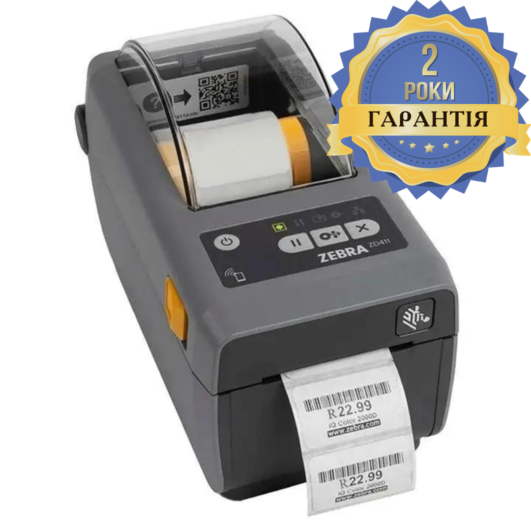 Принтер етикеток Zebra ZD411D, фото 1