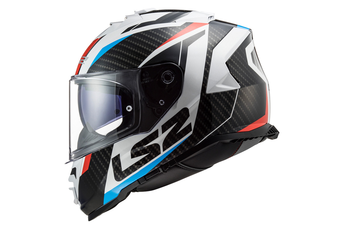 Мотошолом LS2 FF800 FF800 STORM 2 Racer Blue Red   ECE2206, фото 1