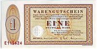 Банкнота, Германия ФРГ 1 марка 1973. UNC
