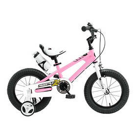 Велосипед двоколісний дитячий 12" дюймів (зібраний 95%, дзвіночок) RoyalBaby Freestyle RB12B-6 Рожевий