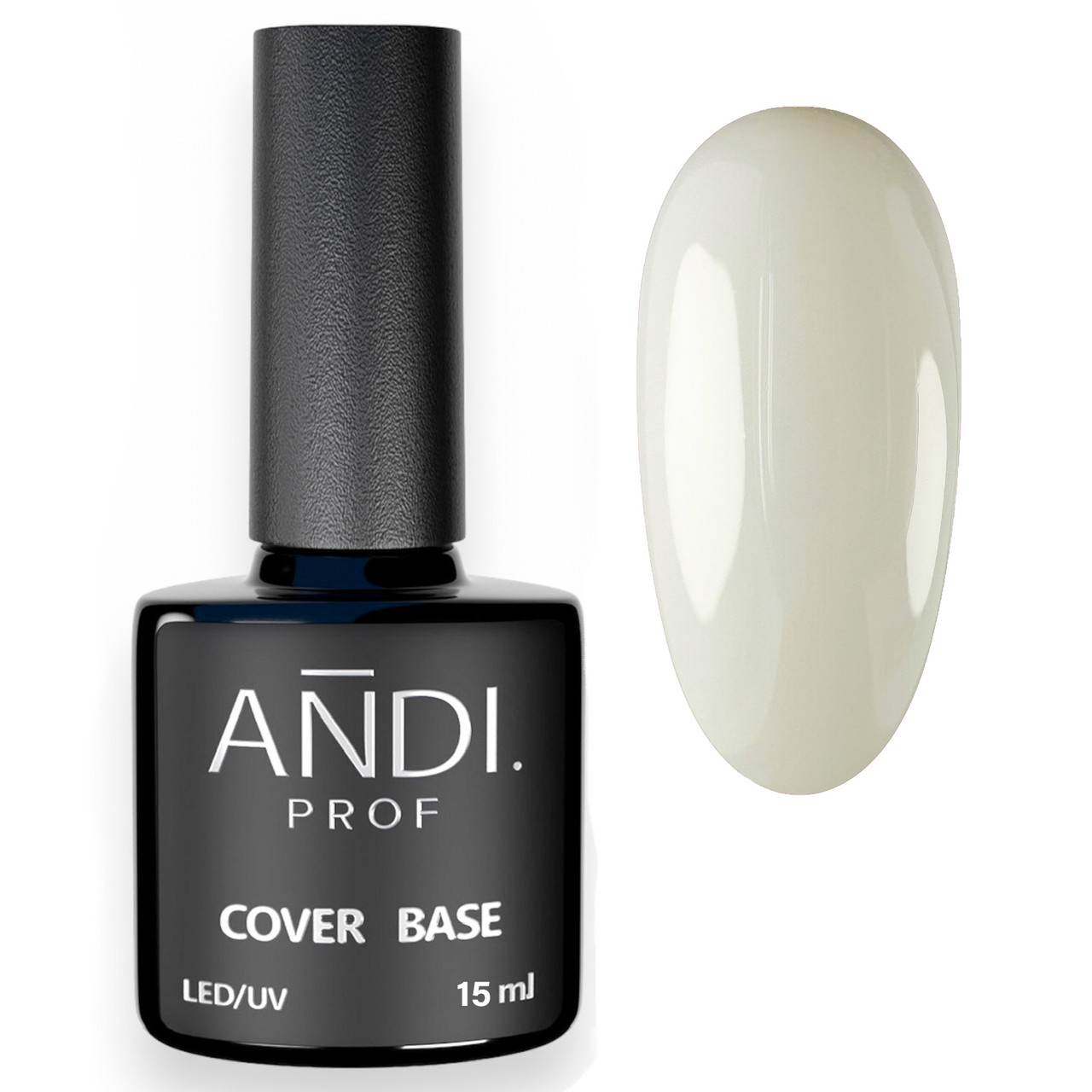 Камуфлююча каучукова база RUBBER №3 молочна "ANDI PROF" 15 мл, фото 1