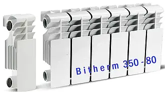 Радіатор біметалічний BITHERM 350x80