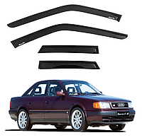 Дефлекторы окон Audi 100/A6 (4A.C4) 1990-1997 Sedan (HIC). Ветровики на Audi 100/A6 седан