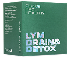 Лімфодренаж, детокс LYM DRAIN&DETOX, Чойс, 60 капсул