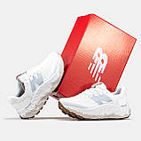 Чоловічі / жіночі кросівки New Balance Fresh Foam White Grey, унісекс білі кросівки нью беланс фреш фоам NB FF ню беленс нб, фото 4
