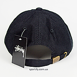 Кепка вільветова Stussy бейсболка стуссі, фото 4