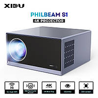 Проектор XIDU PHILBEAM S1 4k 12000lm smart tv android телевизор ps4/5 xbox switch домашній кінотеатр imax sil