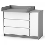 Комод Veres берн 120см біло-графітовий (+опції), фото 3