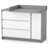 Комод Veres берн 120см біло-графітовий (+опції), фото 5