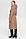 Пальто жіноче кашемірове довге з капюшоном капучіно, фото 3