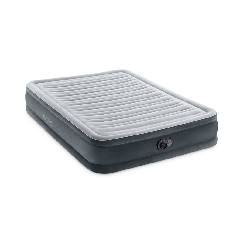 Intex 67768 надувне ліжко Comfort Plush (191x137x33 см) з вбудованим електронасосом