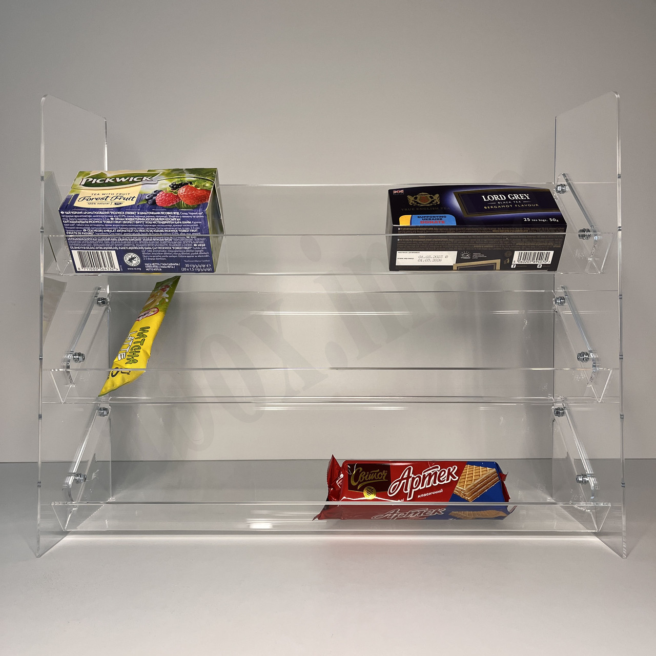 Вітрина на касу | 3 полиці | Для товарів