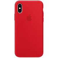 Silicone Case for iPhone XS Pro Red/Красный