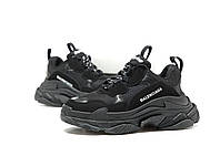 Кроссовки Balenciaga Triple S Black черного цвета