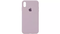 Silicone Case for iPhone XS Lavender/Лаванда