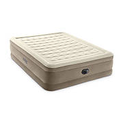 Intex 64428 надувне ліжко двоспальне (203х152х46 см) з вбудованим електронасосом