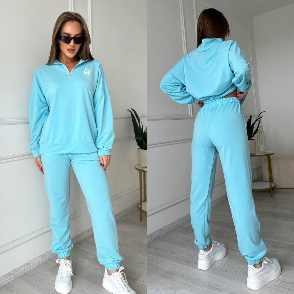 Жіночий спортивний костюм двонитка Розміри: 42-44, 46-48, 50-52, фото 1