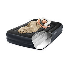Intex 64124 надувне ліжко Pillow Rest Raised Bed (203х152х42см) з вбудованим електронасосом, фото 5