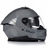Мотошолом LS2 FF808 Stream 2 Nardo Grey ECE2206, фото 6