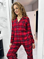 Жіночі піжами червоні. Нічний одяг. Домашній комплект., фото 3