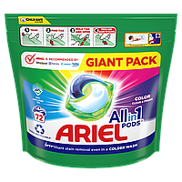 Капсулы для стирки Ariel Pods All-in-1 Color 72 шт