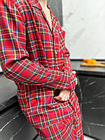 Червона чоловіча піжама. Нічний одяг комплекти. Костюм домашній чоловічий., фото 10