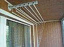 Сушарка настінно-стельова посилена для білизни 1,2 — 2 метри 6 прутів/Сушарка білизна Floris, фото 7