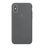 Silicone Case for iPhone XS Gray/Серый