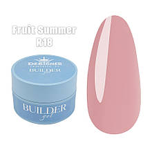 Моделюючий гель - 30 мл, Builder Gel (Дизайнер Професіонал) Fruit summer R18