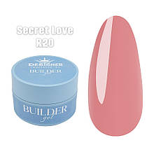 Моделюючий гель - 30 мл, Builder Gel (Дизайнер Професіонал) Secret love R20